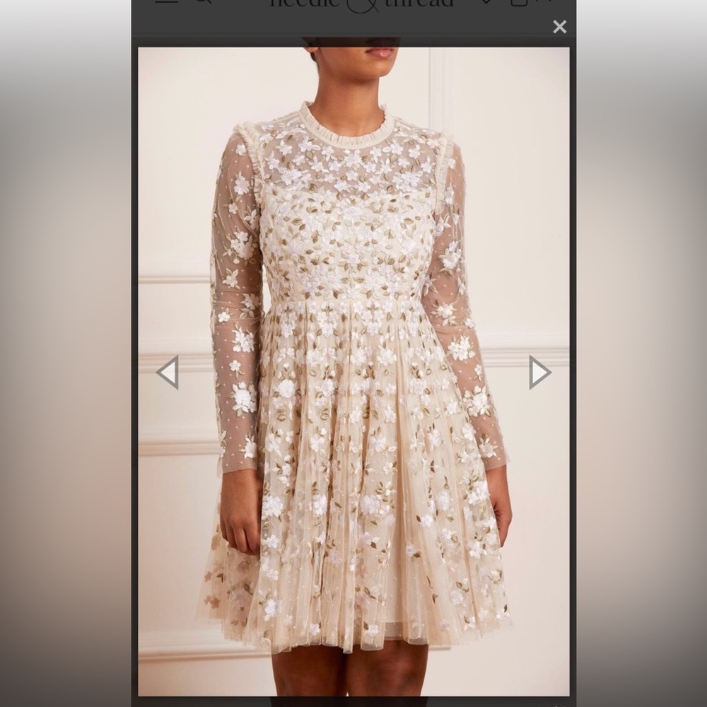 Needle & thread midi dress